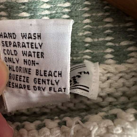 Vintage Rose Floral Knit Mock Neck Sweater - Picture 11 of 11